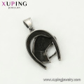 33888 xuping Best selling preto gun cor de aço inoxidável jóias pingente de cabeça de cavalo
